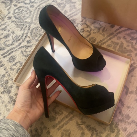 Christian Louboutin Altadama 140 Suede Heel - Picture 9 of 9